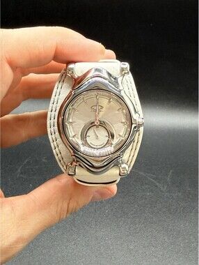 Oakley Jury Polished Sunburst White Womens Watch